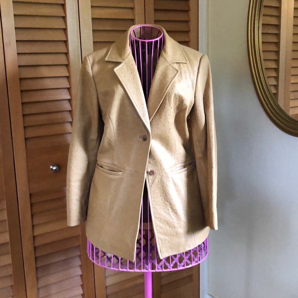 Leather Classiques blazer